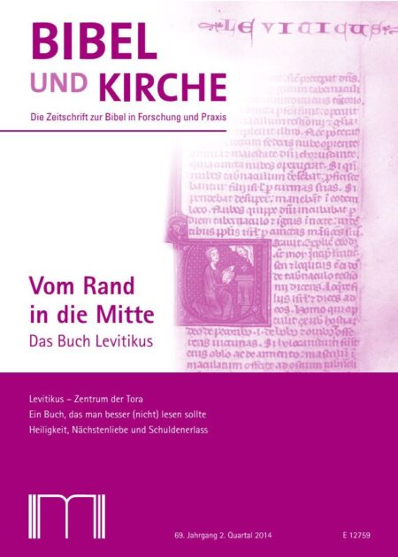 Vom Rand in die Mitte. Das Buch Levitikus